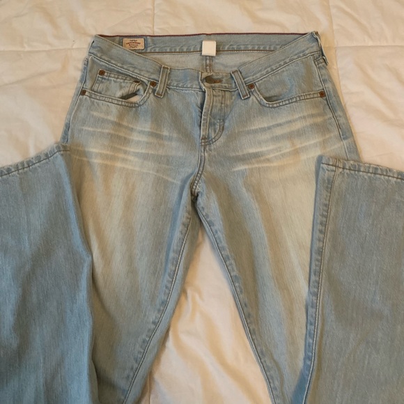 Vintage Y2k Abercrombie Light Wash Low-Rise Flare Jeans - Picture 13 of 13